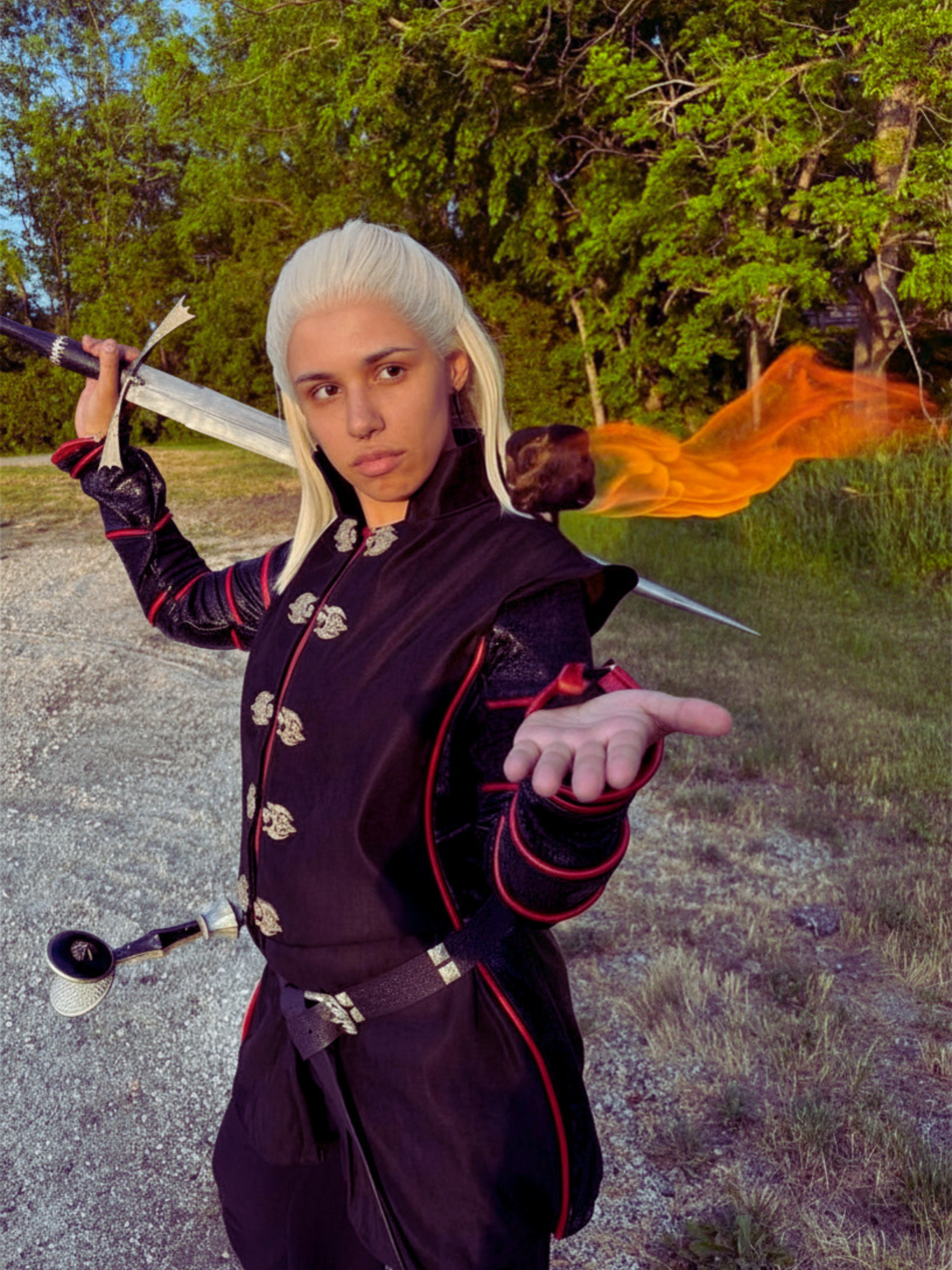 Daemon Targaryen - Red Piped Tunic